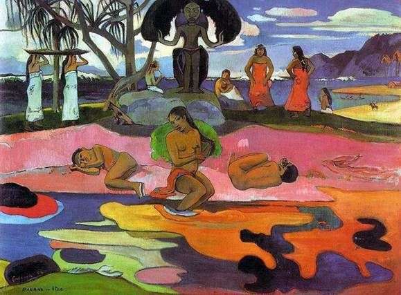神々のいない日（神の日   マハナ、ナトゥア）   Paul Gauguin