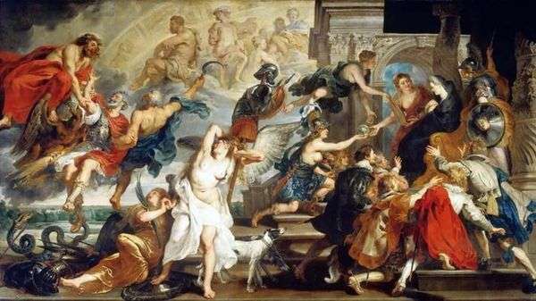 ヘンリー4世の死と摂政宣言   Peter Rubens