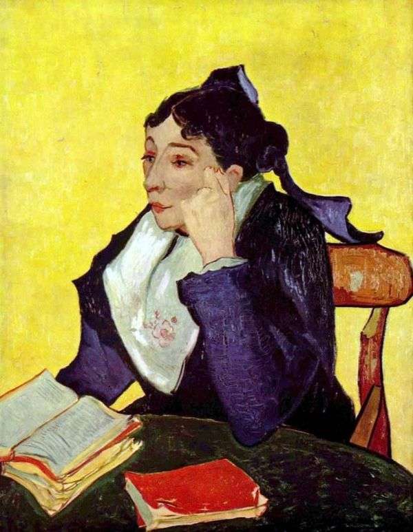 Arlesianka：書籍とZhinuマダム   Vincent Van Gogh