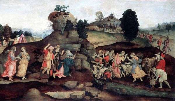 岩からモーゼマイニング水   Filippino Lippi