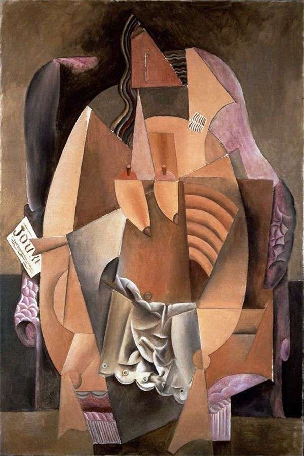 椅子に座っているシャツの女性   Pablo Picasso