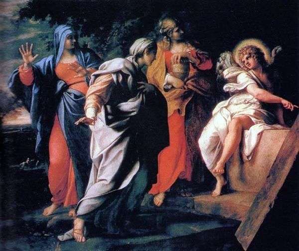 聖墳墓で3つのメアリー   Annibale Carracci