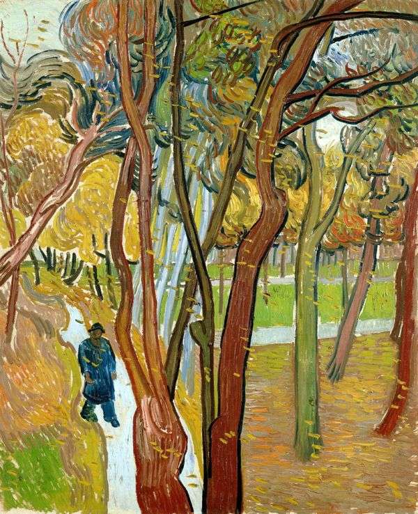 秋の葉の秋、散歩   Vincent Van Gogh
