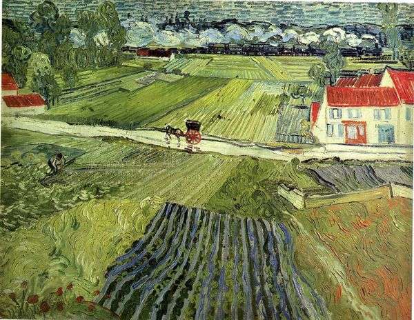 雨の後のAuveryの風景   Vincent Van Gogh