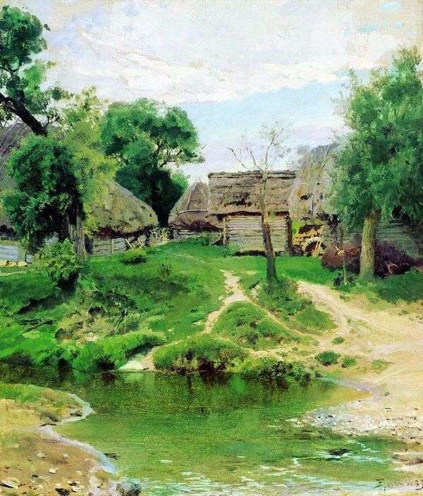 Village Turgenevo   ヴァシリー・ポレノフ