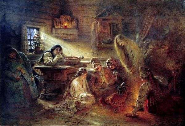 クリスマス占い   Konstantin Makovsky