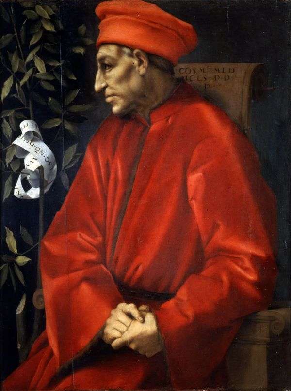 Cosimo Senior Medici   Jacopo Pontormoの肖像
