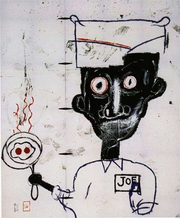 目と卵   Jean Michel Basquiat