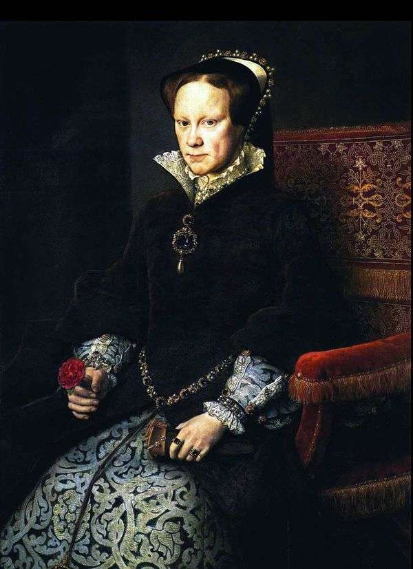 Maria Tudor   Antonis Moro van Dashorstの肖像画