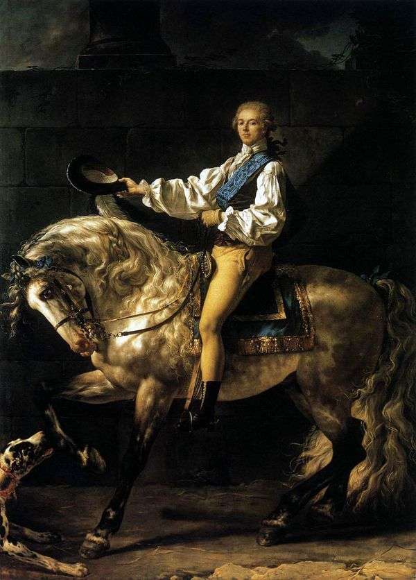 Count Potocki   Jacques Louis Davidの肖像
