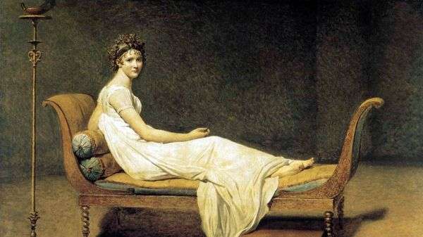 Madame Recamier   Jacques Louis Davidの肖像