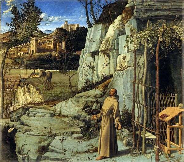 聖フランシスのエクスタシー   Giovanni Bellini