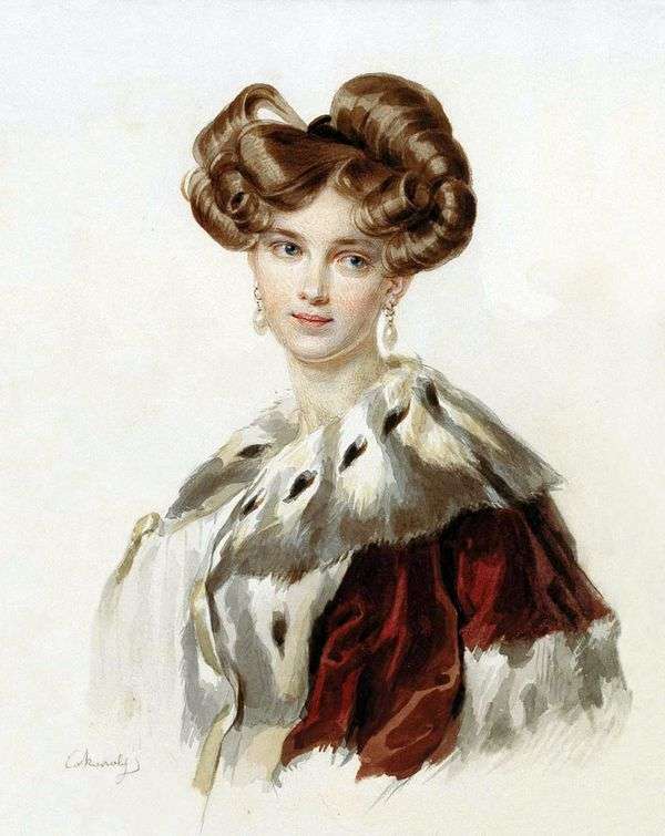 Poletika Idalia Grigorievna   Peter Sokolovの肖像画