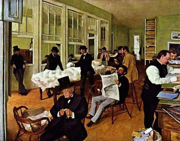 ニューオーリンズのコットンオフィス   Edgar Degas