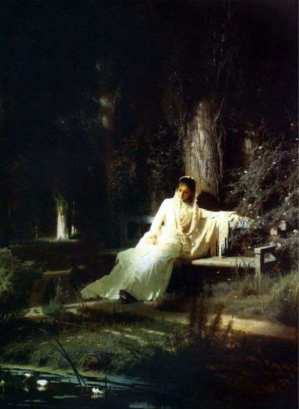 月光の夜   Ivan Kramskoy
