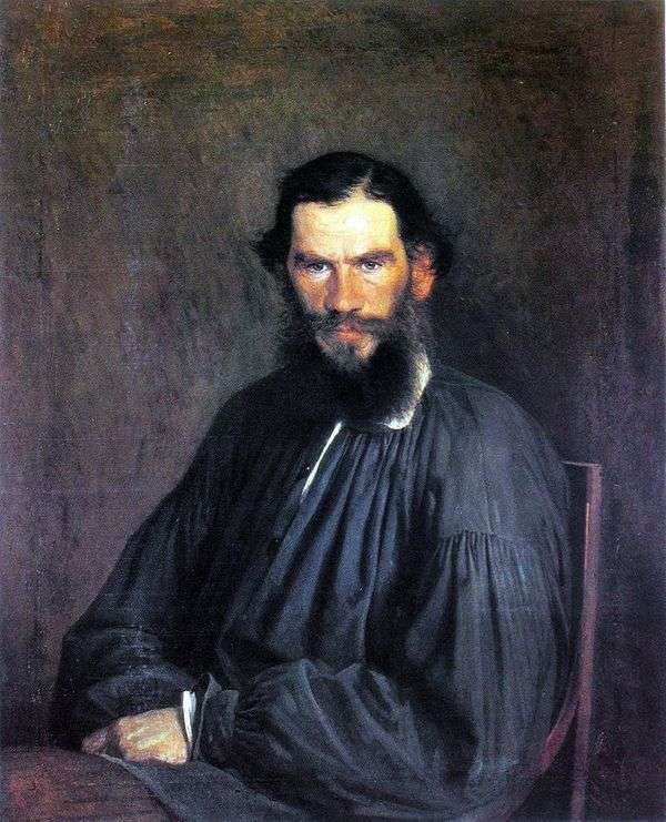 L. N. トルストイの肖像   Ivan Kramskoy