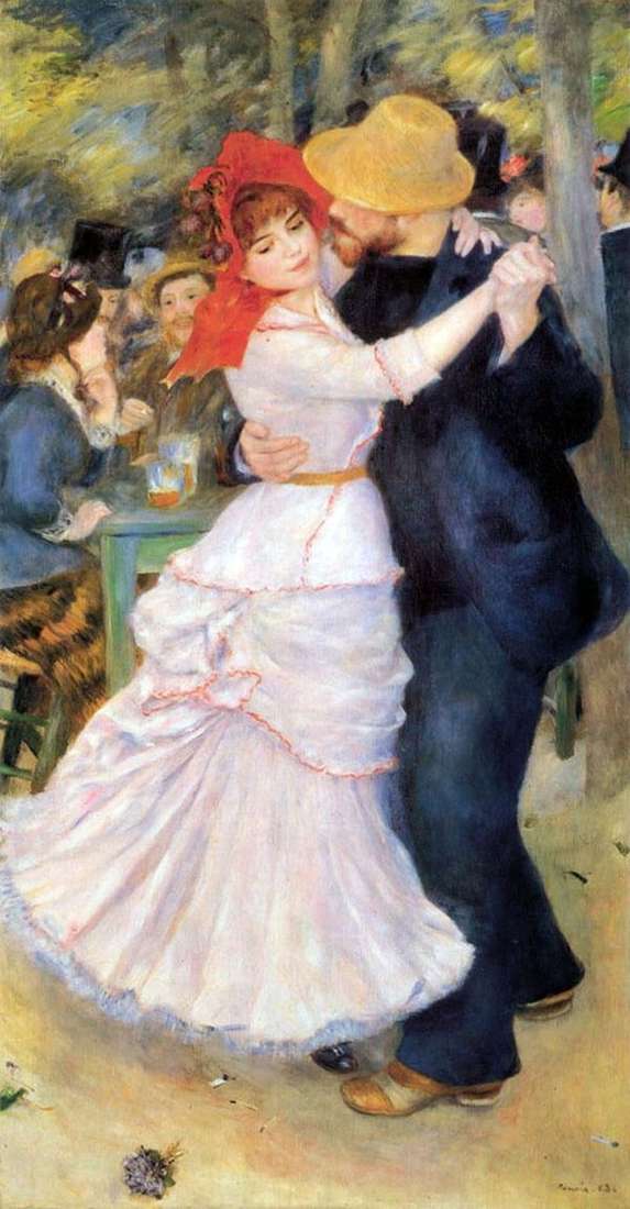 ブージヴァルのダンス   Pierre Auguste Renoir