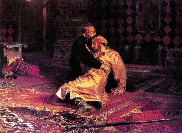 Ivan the Terribleとその息子Ivan   Ilya Repin