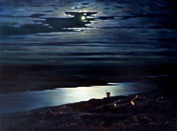 月夜の夜の夜   Arkhip Kuindzhi