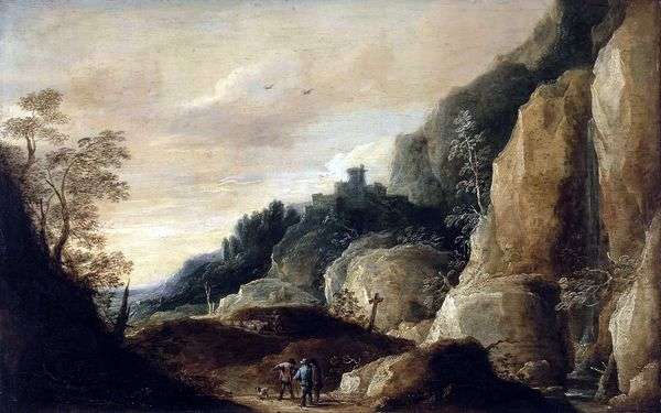 山の風景   David Teniers