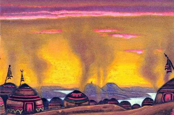 Polovtsyキャンプ   Nicholas Roerich