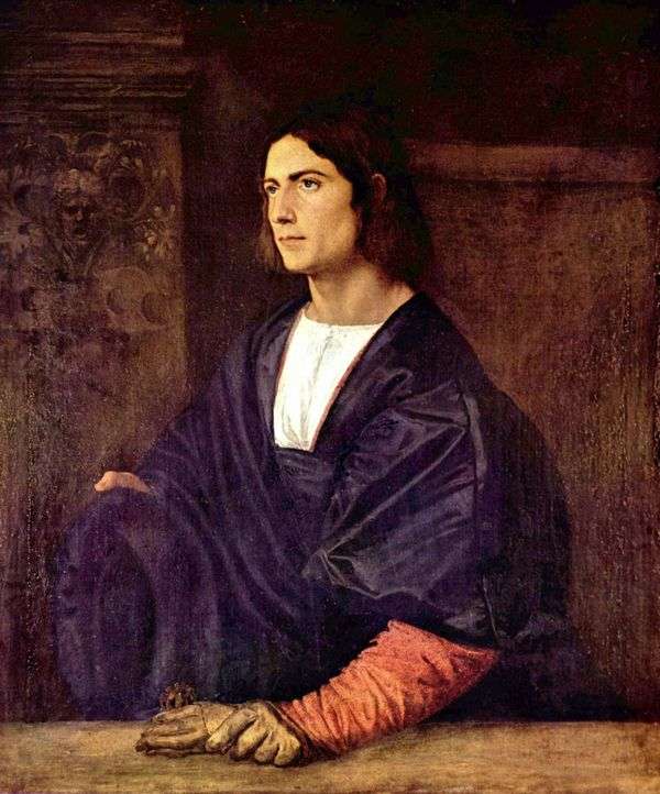 若い男の肖像   Titian Vecellio