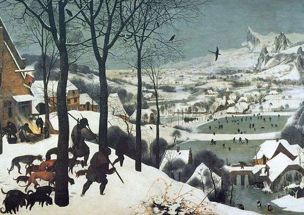 雪の中のハンター   Peter Bruegel
