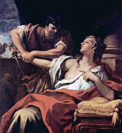 ルクレティアとコラティン   Sebastiano Ricci